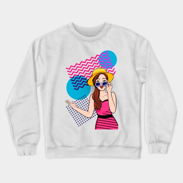 Girly Girl Crewneck Sweatshirt by Genuine Vintage